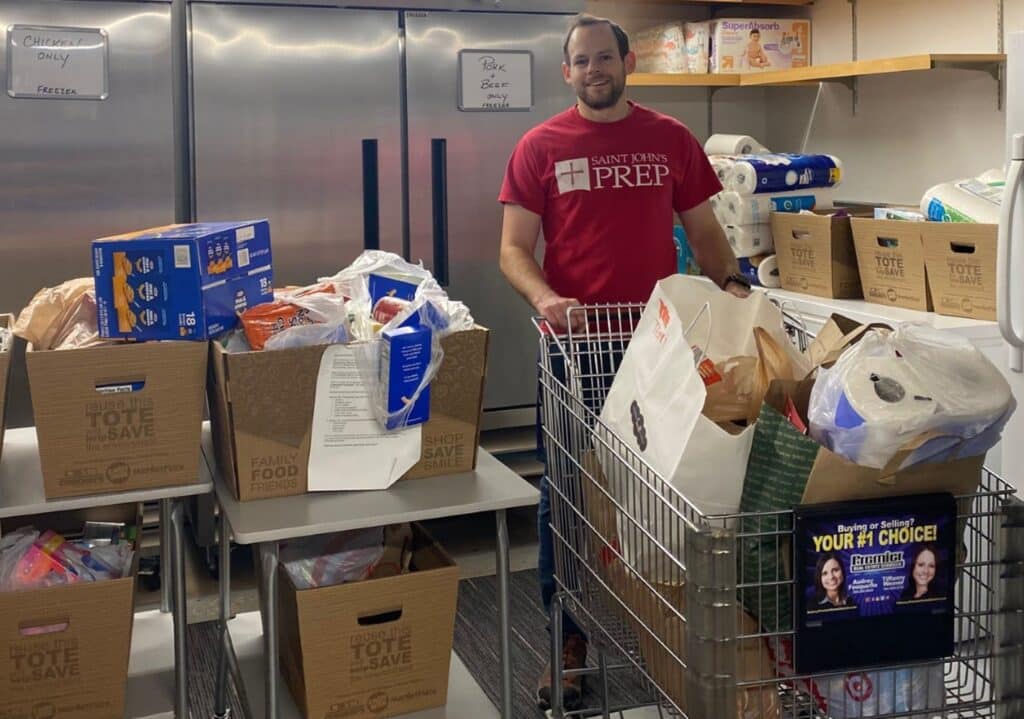 Matt Beck At The St Joe Food Shelf