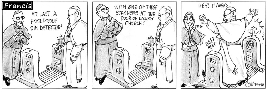 Pope Cartoon